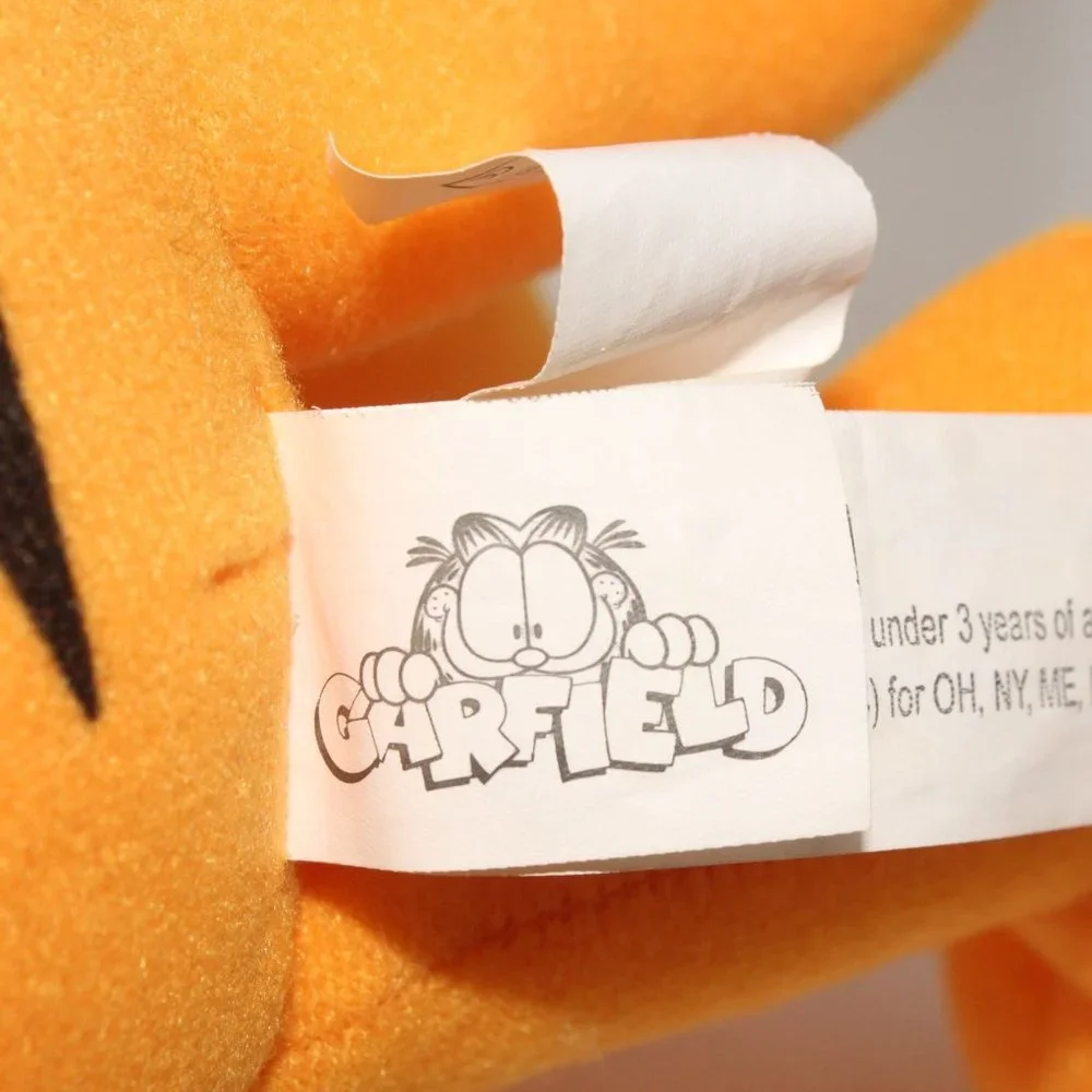 VTG Garfield Easter Bunny Ears Plush Cat Stuffed Toy Russell Stover Chocolate - Picture 4 of 4